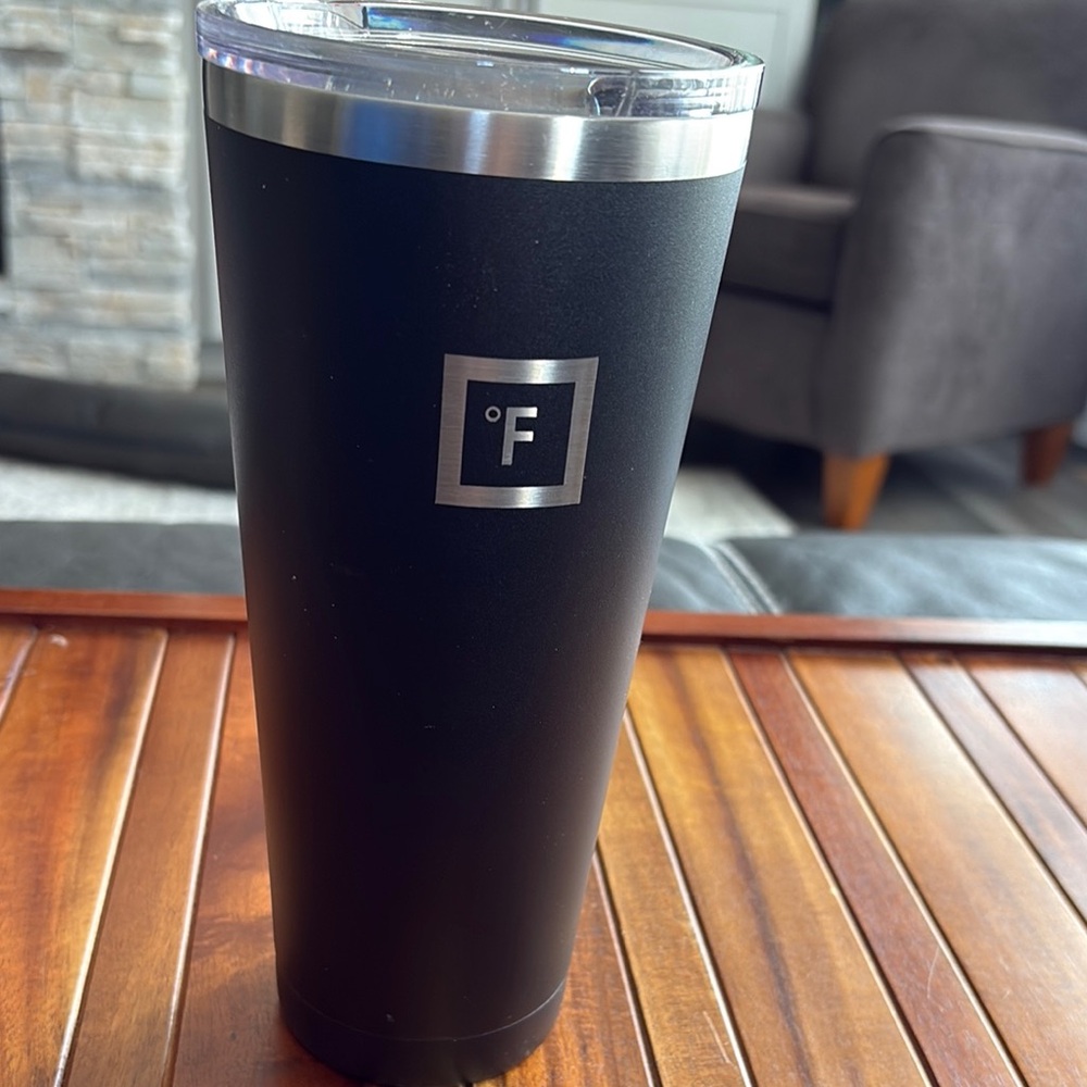 Iron Flask Black Stainless  Insulated Tumbler 32 oz.